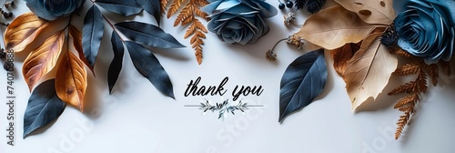 hank you! text thank you on abstract color background	 photo