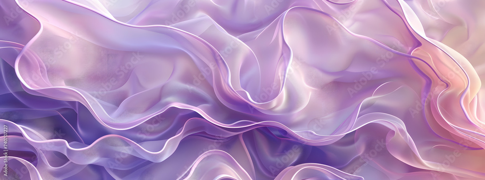 Fototapeta premium Background of abstract fluid purple waves creating a sense of motion
