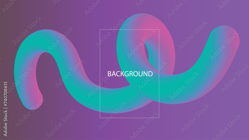 Fototapeta premium Modern abstract fluid background.