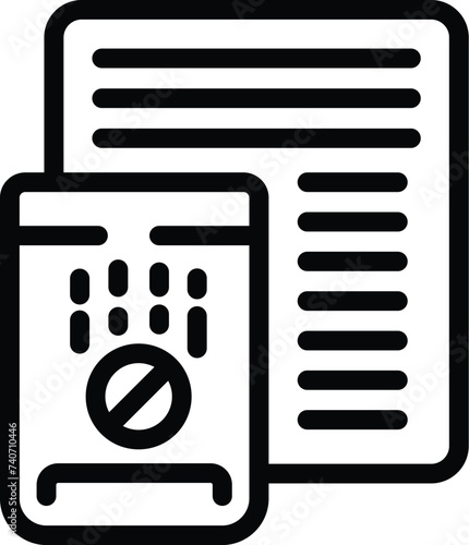 Healthy care icon outline vector. Medical treatment. Visit medic