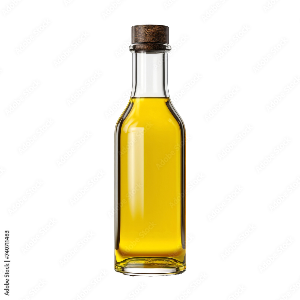 Olive oil bottle isolated on transparent background Olive oil bottle isolated on transparent background