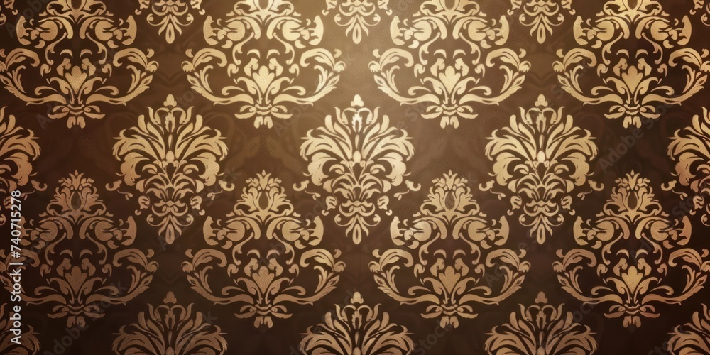 brown repeated wall pattern