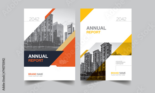 Modern Annual Report Template photo