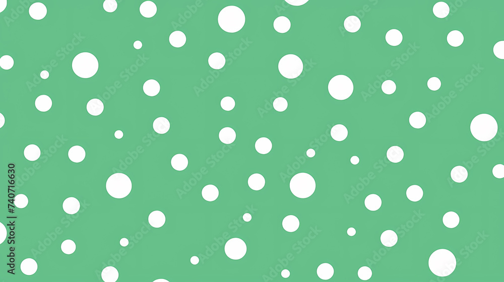 Colorful texture, white background with multicolored polka dots