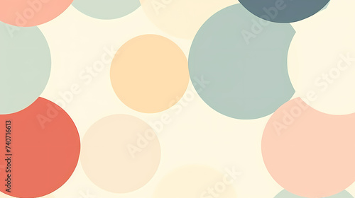 Wallpaper Mural Colorful texture, white background with multicolored polka dots Torontodigital.ca