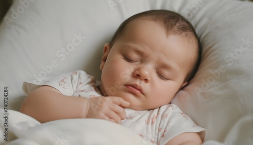 baby sleeping. Infant. smiling. cute. 