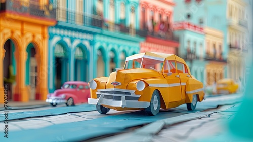 Origami Havana: Vintage Cars & Colonial Charm