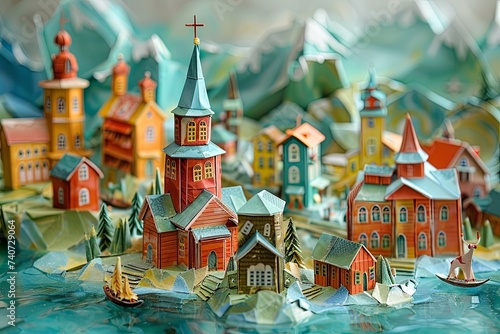 Origami Chiloé: Wooden Churches & Mythical Creatures

 photo