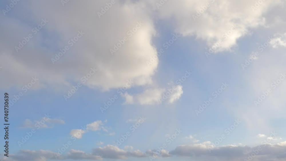 透き通った空と雲 透き通った空と雲