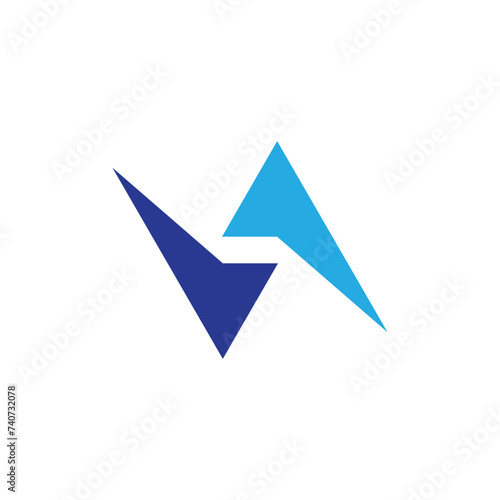 Free Download Triangle logo design vector template. - GFXLoad