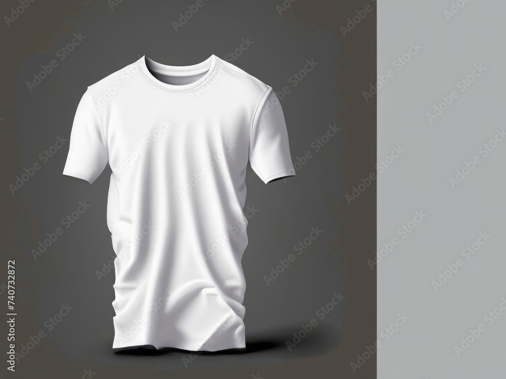 mock-up of a t-shirt, blank template of a shirt mock-up of a t-shirt, blank template of a shirt