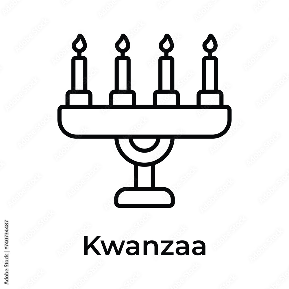 Happy kwanzaa, kwanzaa day creative icon, ready to use and download Happy kwanzaa, kwanzaa day creative icon, ready to use and download