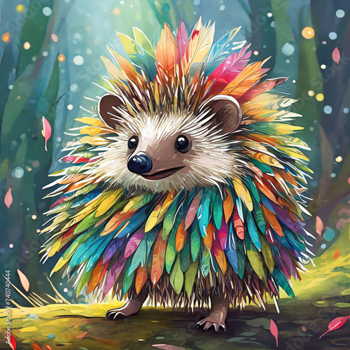 Igel im Federkleid