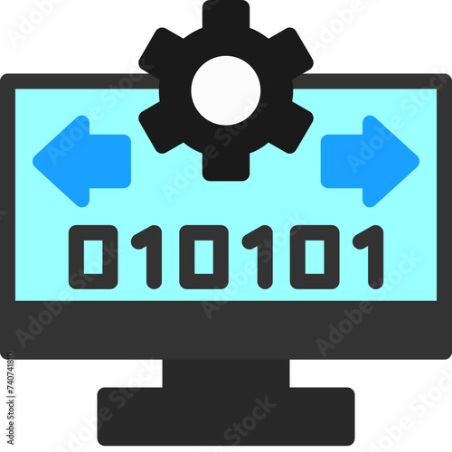 Byte Flow Icon