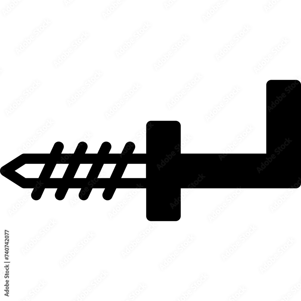 Fototapeta premium Wall Hooks Icon