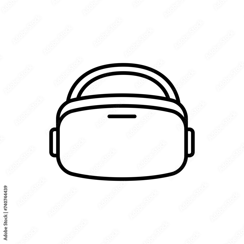 Vr glasses outline icons, minimalist vector illustration ,simple transparent graphic element .Isolated on white background Vr glasses outline icons, minimalist vector illustration ,simple transparent graphic element .Isolated on white background