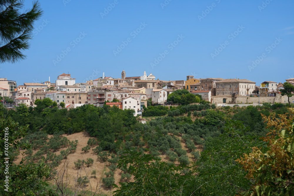 View of Pianella, historic town in Abruzzo, Italy