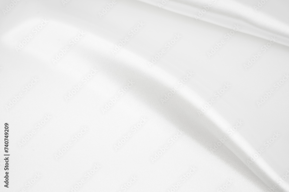 Obraz premium White silk texture as background.
