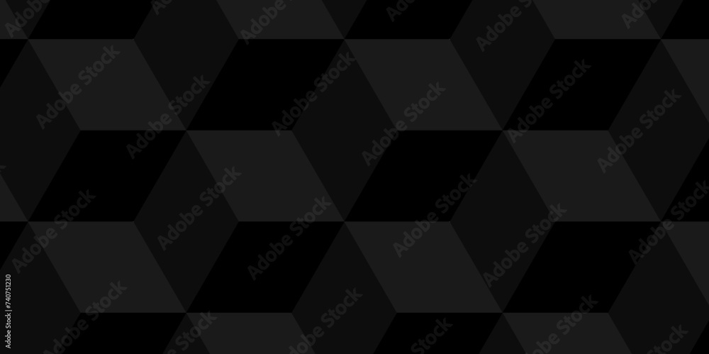 Minimal modern cubes geometric tile and mosaic wall grid backdrop hexagon technology wallpaper background. black and gray geometric block cube structure backdrop grid triangle texture vintage design Minimal modern cubes geometric tile and mosaic wall grid backdrop hexagon technology wallpaper background. black and gray geometric block cube structure backdrop grid triangle texture vintage design