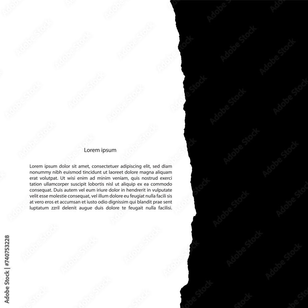 Abstract flyer template. Basis graphics universal use black and white