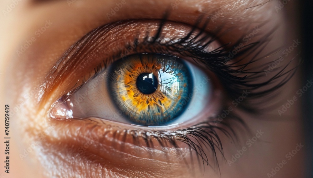 Obraz premium Close-up image of eyes