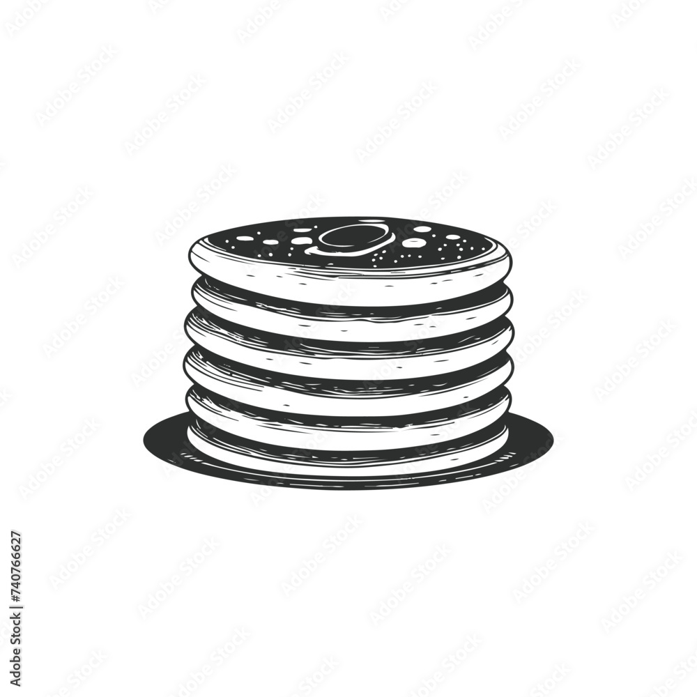 stack of pancakes on a plate stack of pancakes on a plate