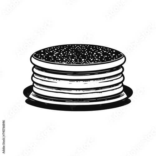 caviar on a white background