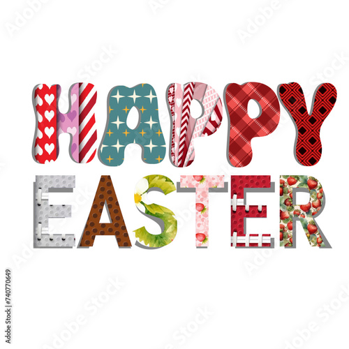 Happy Easter Sublimation Design