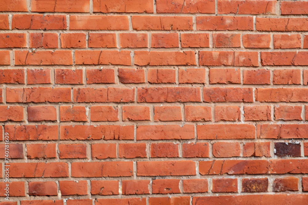 red brickwork background