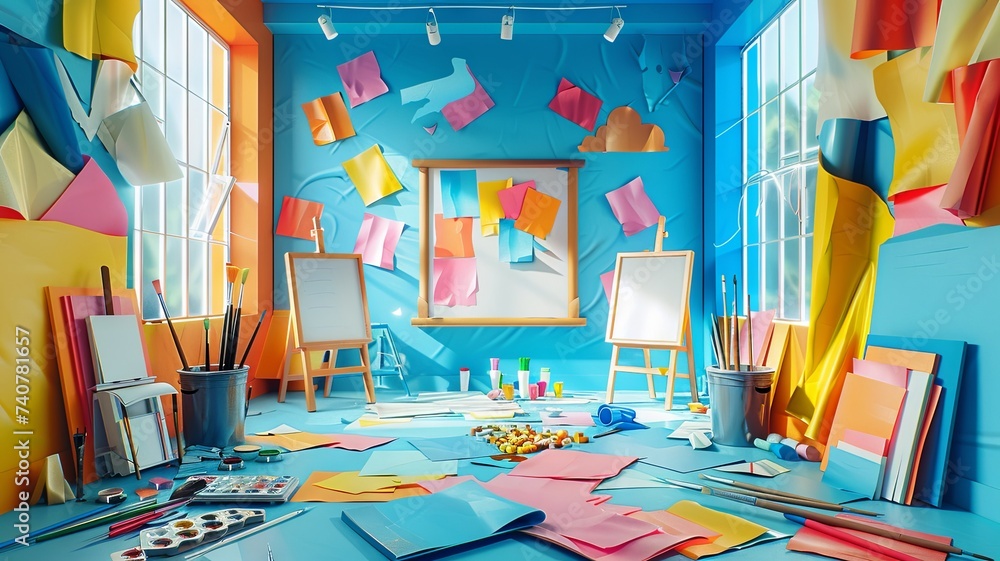 Art Class Creativity: Creative Chaos of Art Projects
Art Class Creativity: Creative Chaos of Art Projects