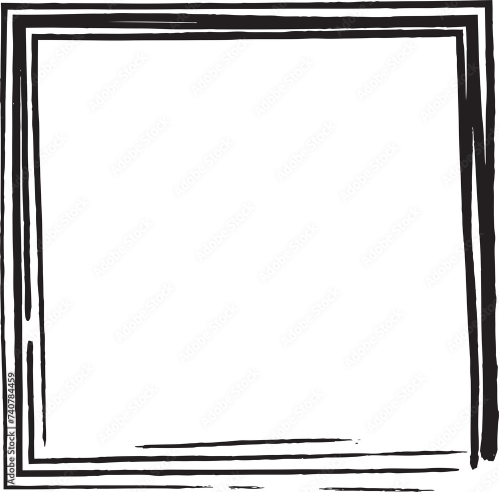 Frame square ink grunge. Design elements Frame square ink grunge. Design elements