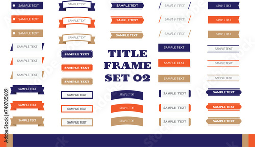 タイトル・見出しフレームセットB04