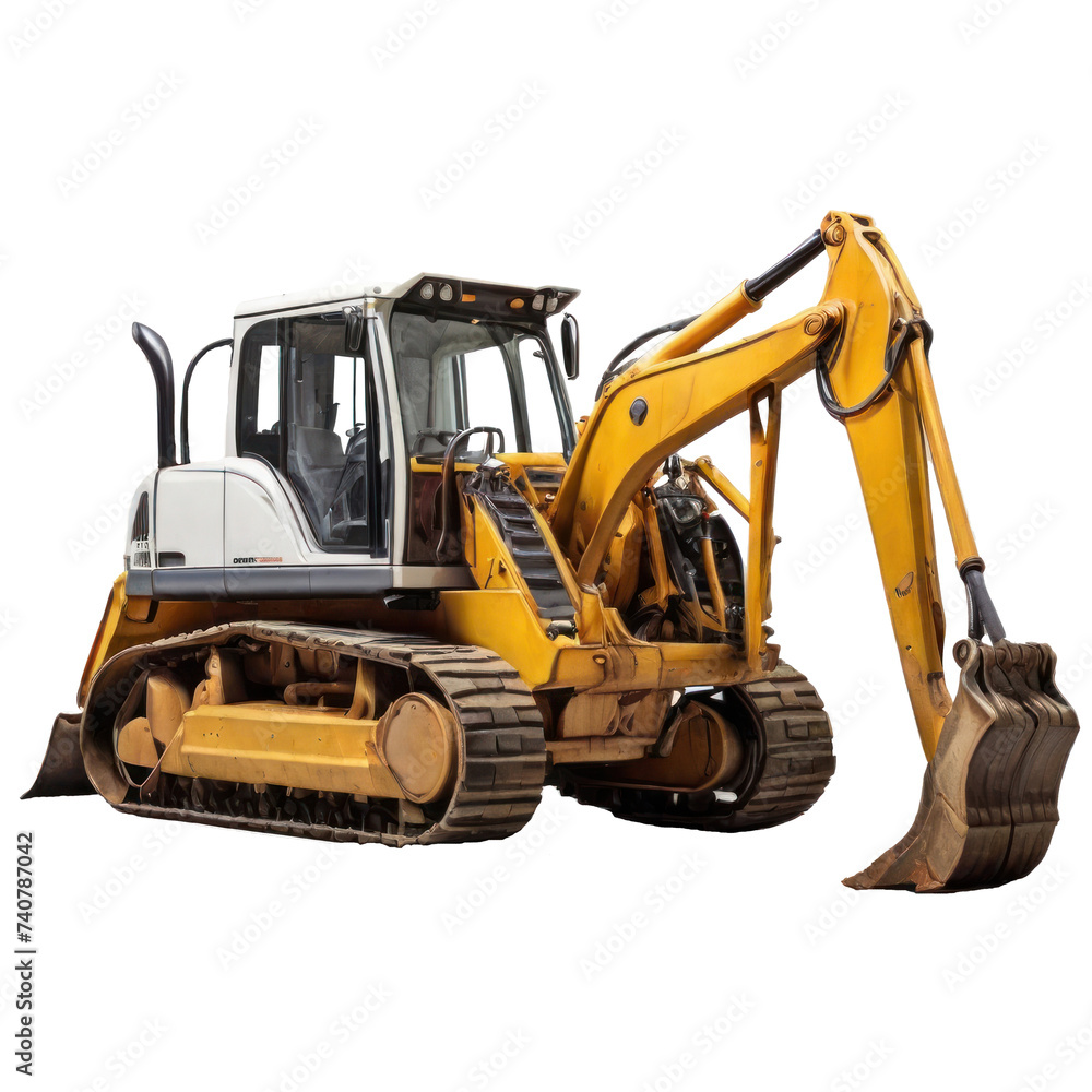 Machinery for land of real estate The Backhoe Machinery for land of real estate The Backhoe