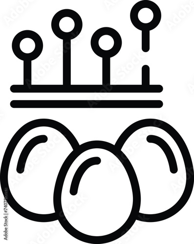 Beggary epidemic icon outline vector. Food world crisis. Famine global collapse