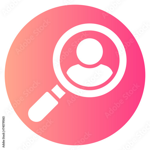 job seeker gradient icon