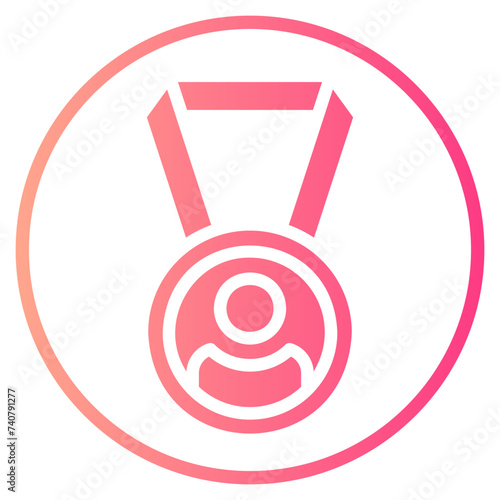 medal gradient icon