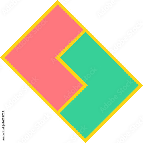 Set of geometric shapes. Graphics design