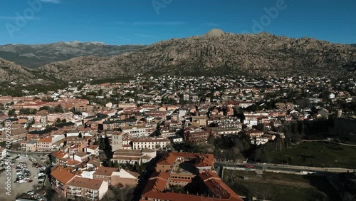 aerial view of the city