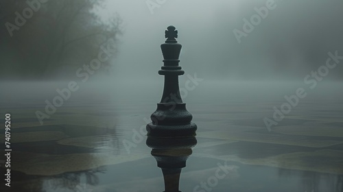 Misty King - Atmospheric Chess Reflection
