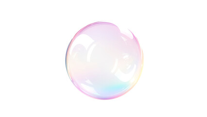 Isolated soap bubble cut out. Soap bubble on transparent background