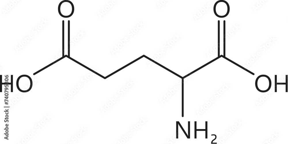 neurotransmitter-glutamic-acid-chemical-formula-and-molecular