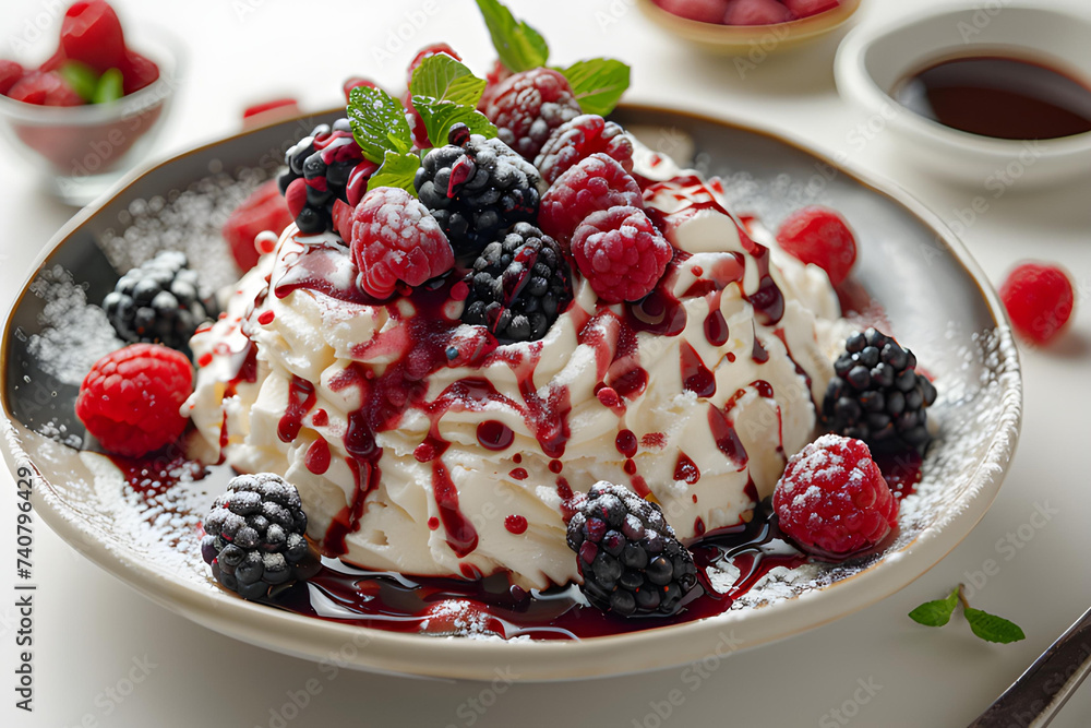 Bingsu isolated on white background
Bingsu isolated on white background