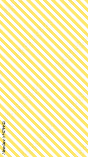 黄色と白の斜めストライプの背景 - シンプルでおしゃれなバナー - 9:16 