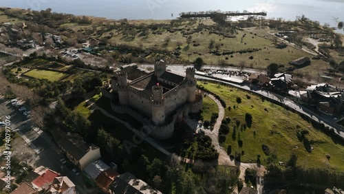 Aerial view of the city