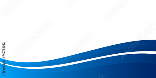 Abstract blue wavy business background. Vector illustration
