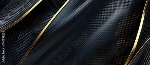 black and gold carbon fiber background photo