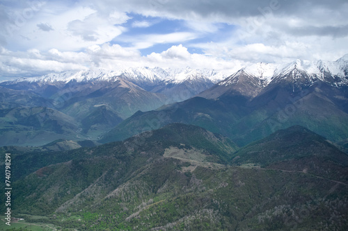 Landscape in the mountains