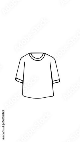 remera vector icono 
