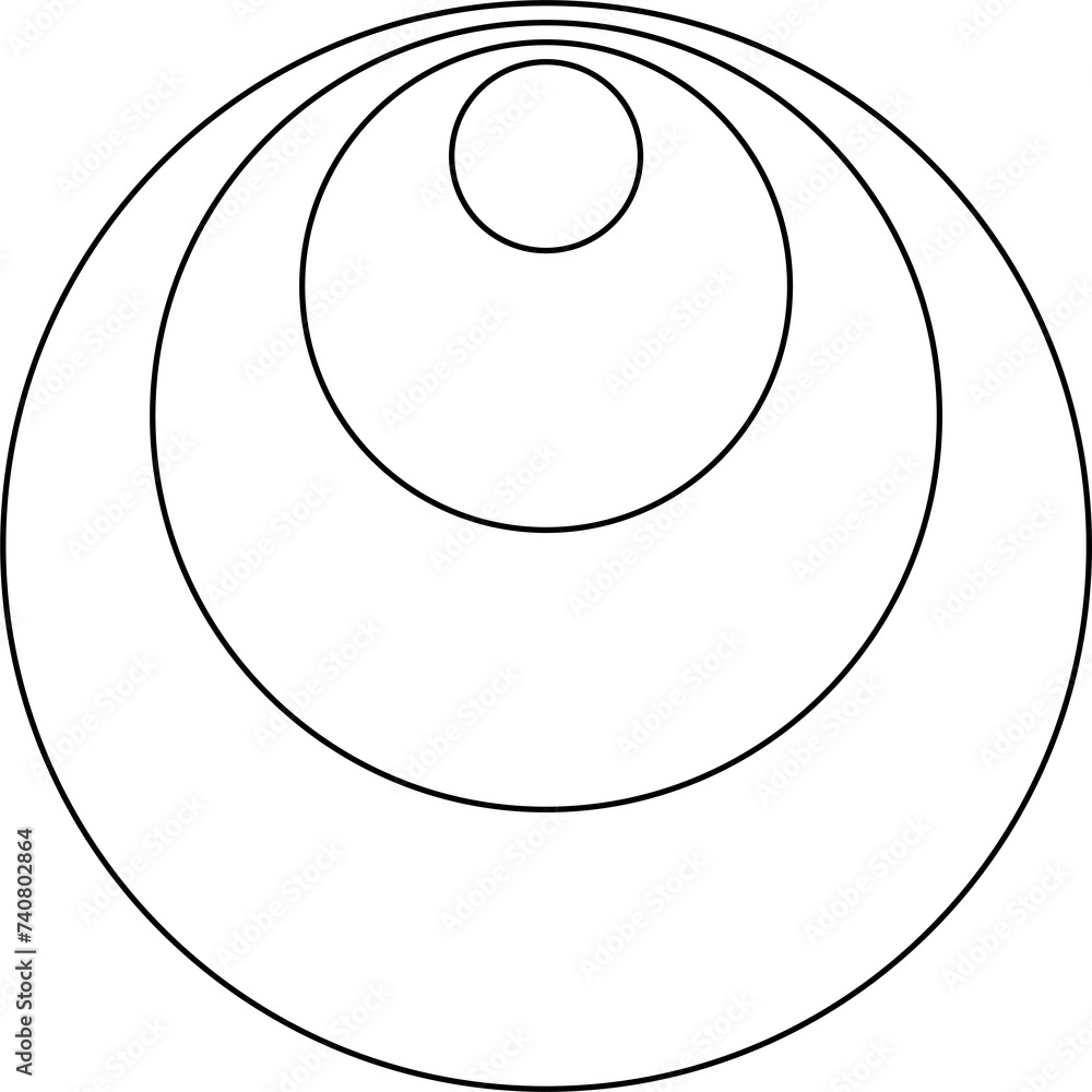 Circle line dynamic geometric, logo, icon Circle line dynamic geometric, logo, icon