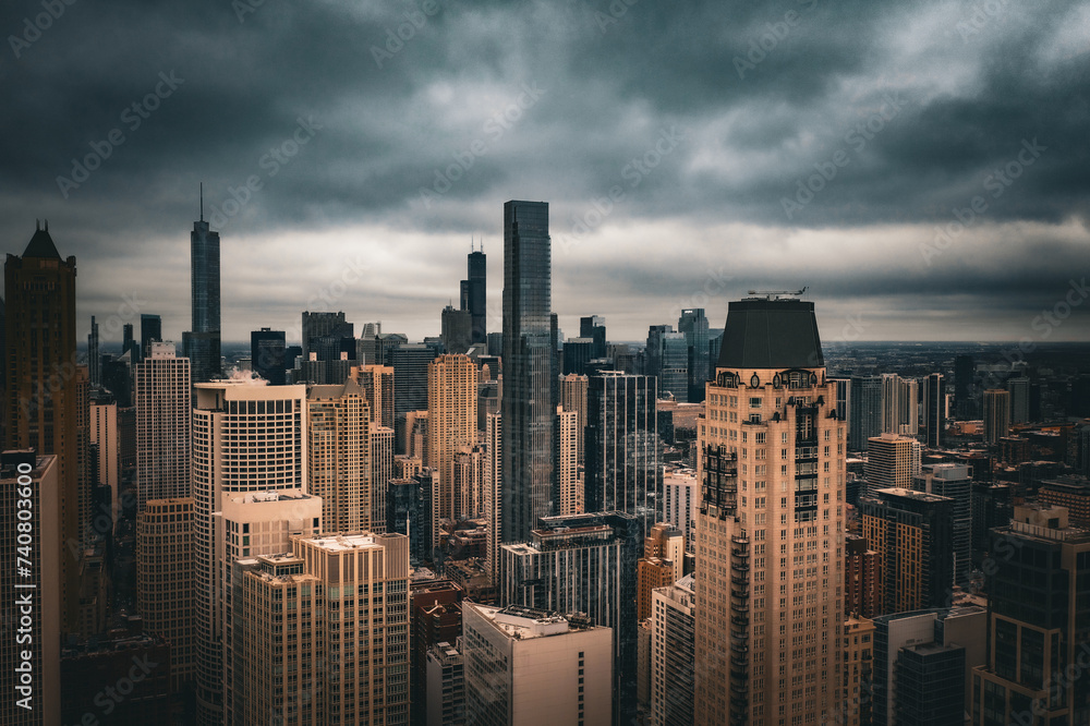 Obraz premium city skyline